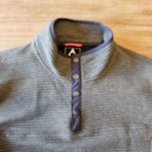 Gerry Men's Size Large Green Quarter Snap Sweater‎ With Pockets